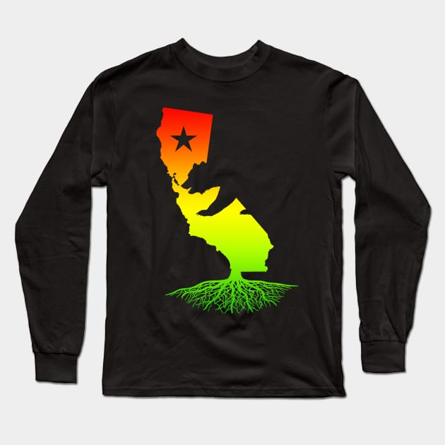 California Roots (Rasta surfer colors) Long Sleeve T-Shirt by robotface